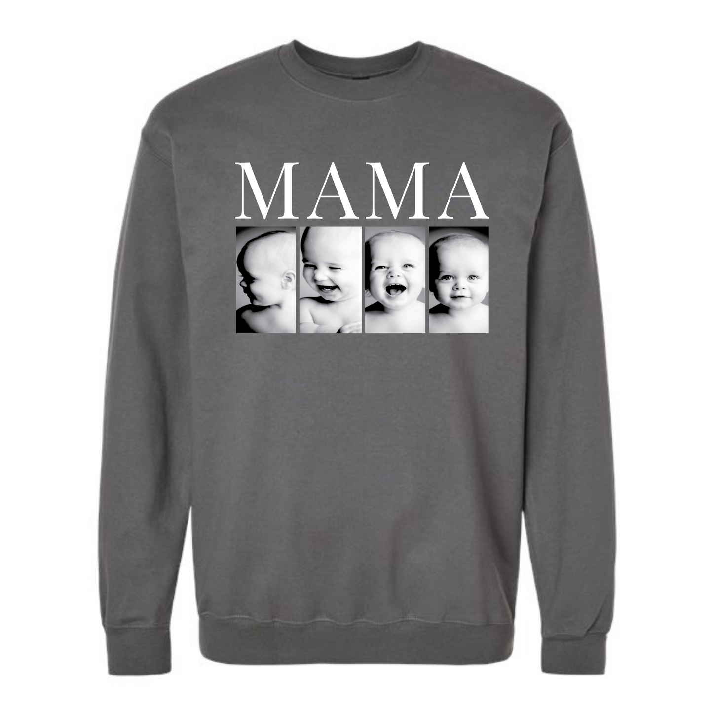 Personalized MAMA Photo Crewneck