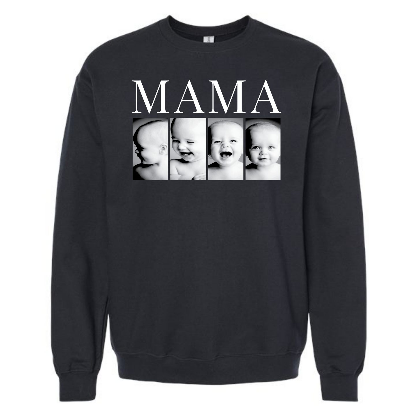 Personalized MAMA Photo Crewneck