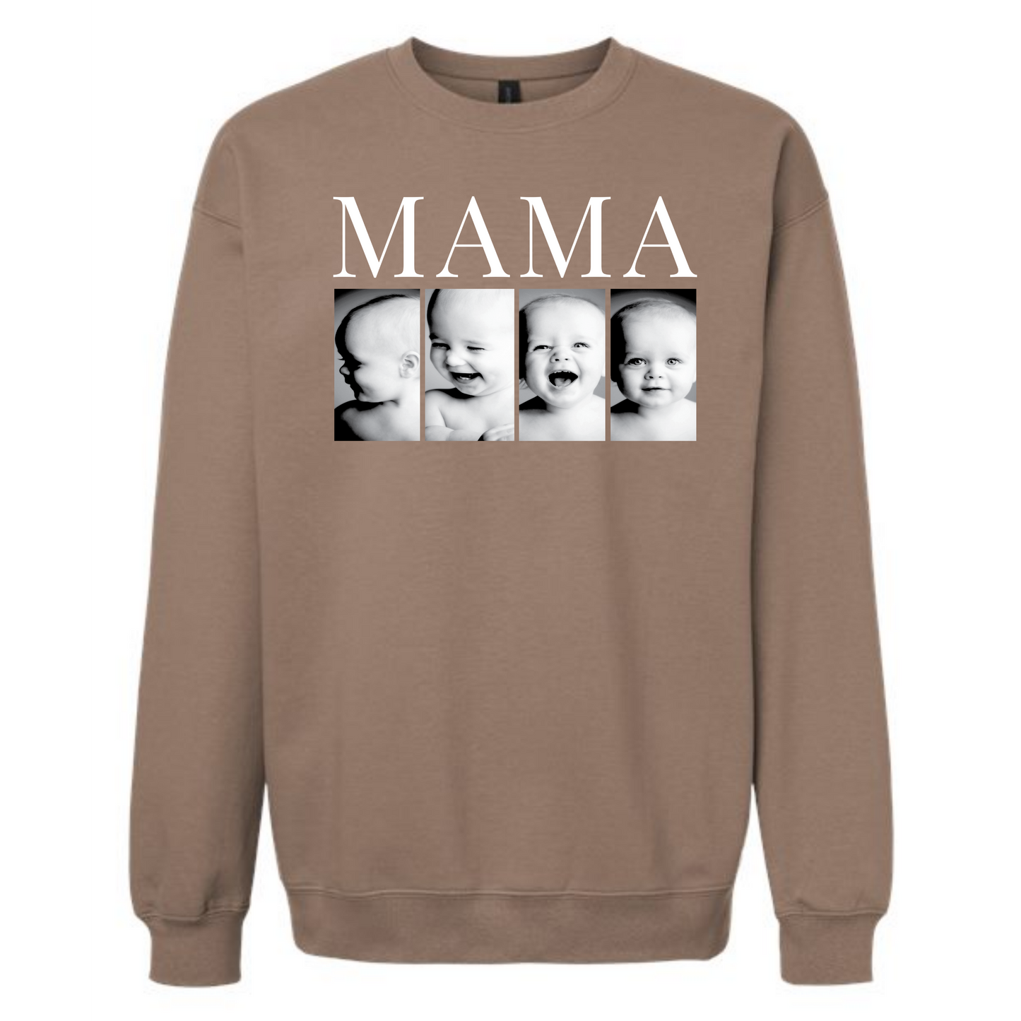 Personalized MAMA Photo Crewneck