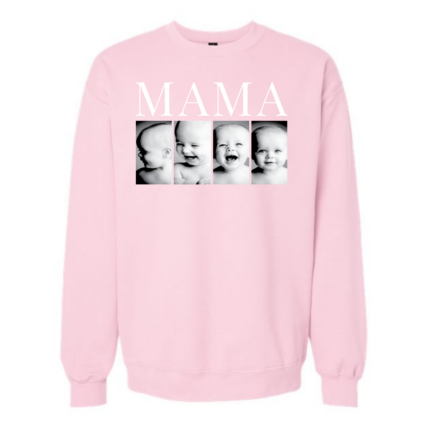 Personalized MAMA Photo Crewneck