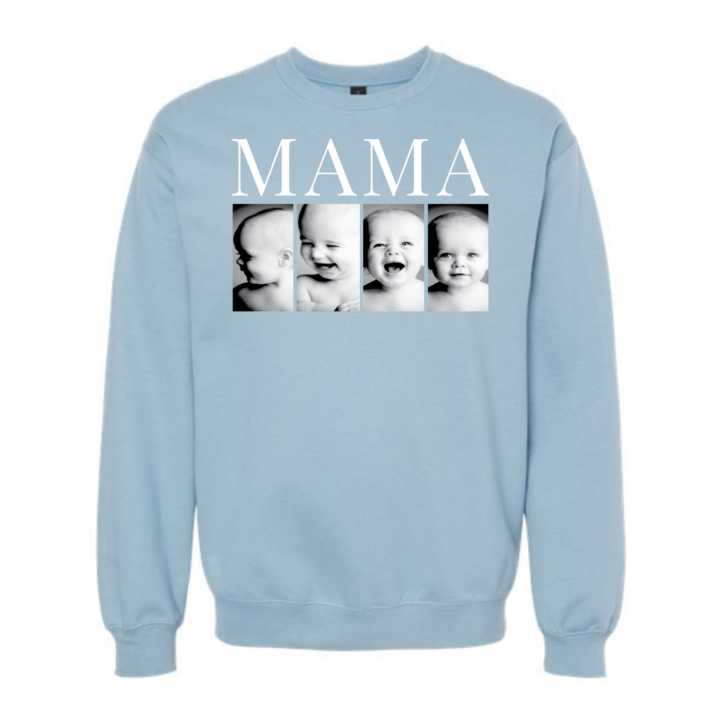 Personalized MAMA Photo Crewneck