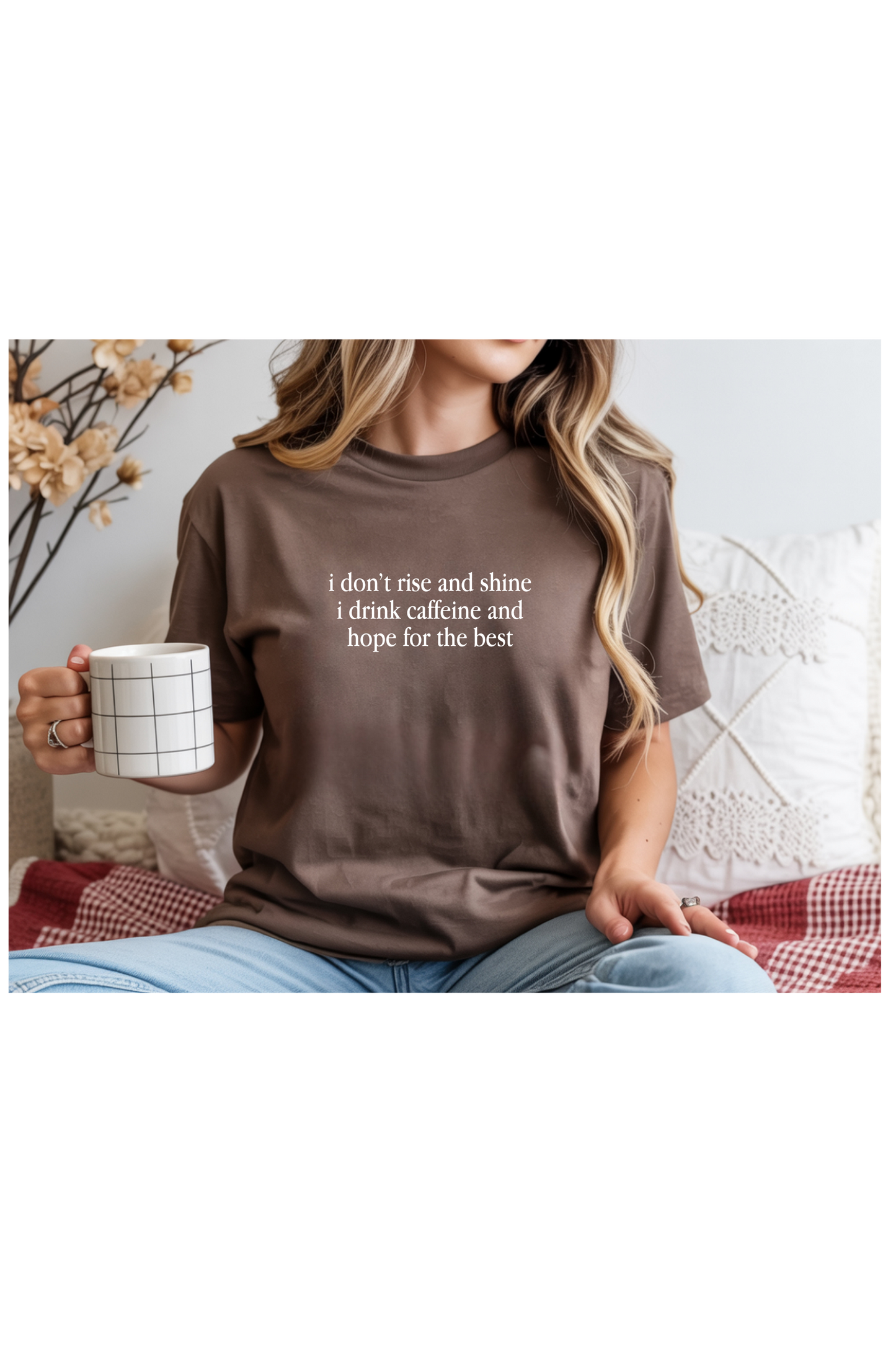 Tired Mom Club - Caffeine & Hope T-Shirt