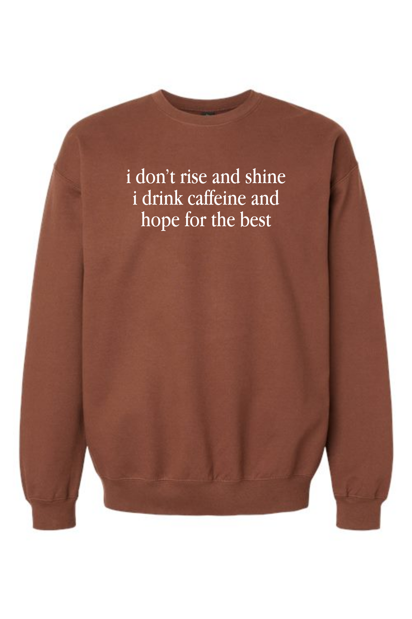 Tired Mom Club - Caffeine & Hope Crewneck