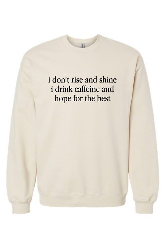 Tired Mom Club - Caffeine & Hope Crewneck