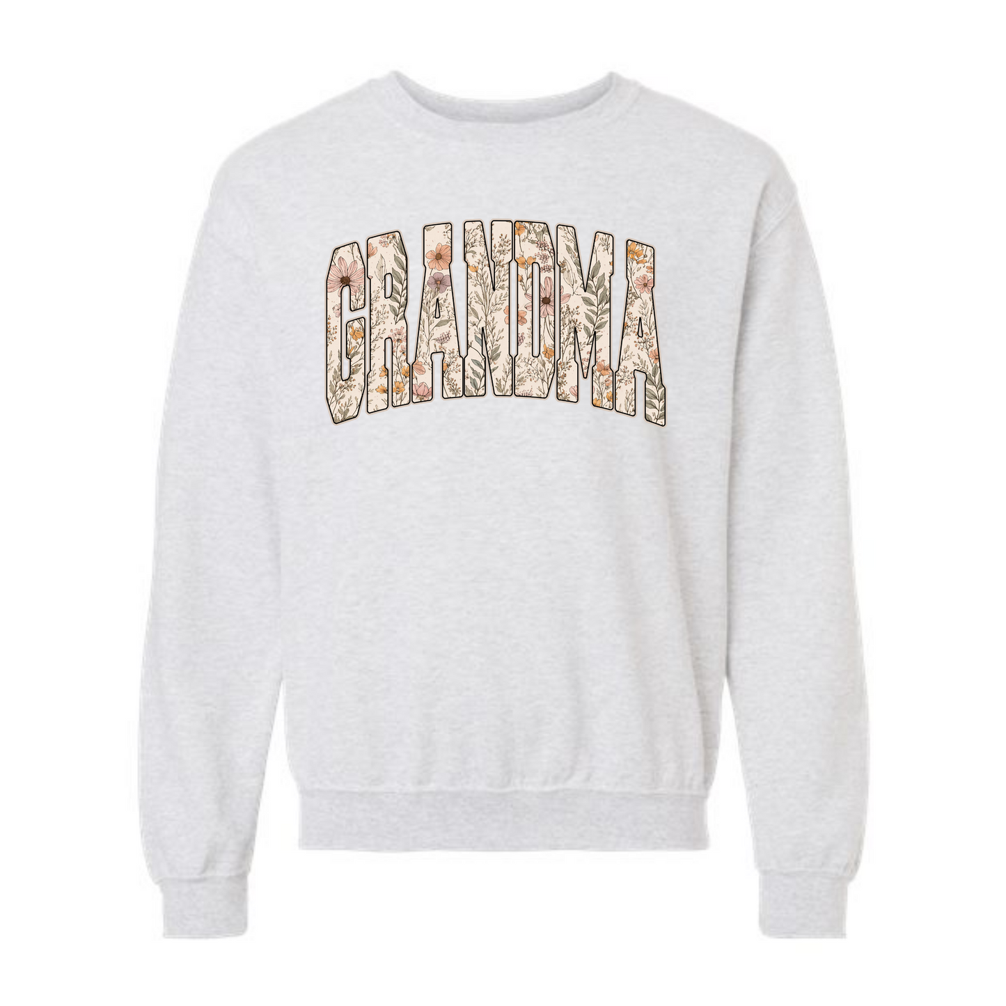 Wildflower Grandma Crewneck Sweatshirt